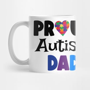 Proud Autism Mom Autism Awareness Gift for Birthday, Mother's Day, Thanksgiving, Christmas Mug